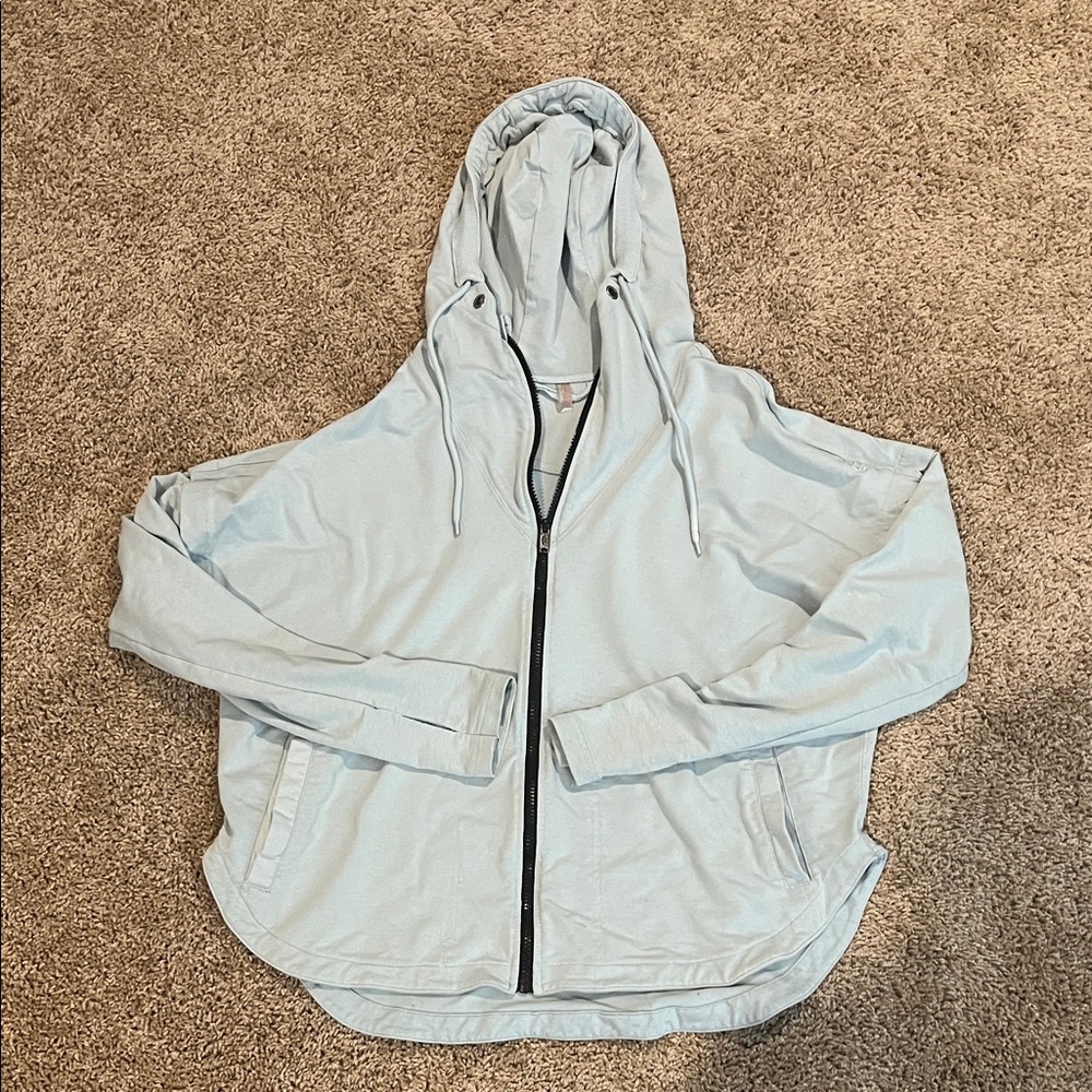 FP Movement by Free People Light Blue-Gray Hoodie